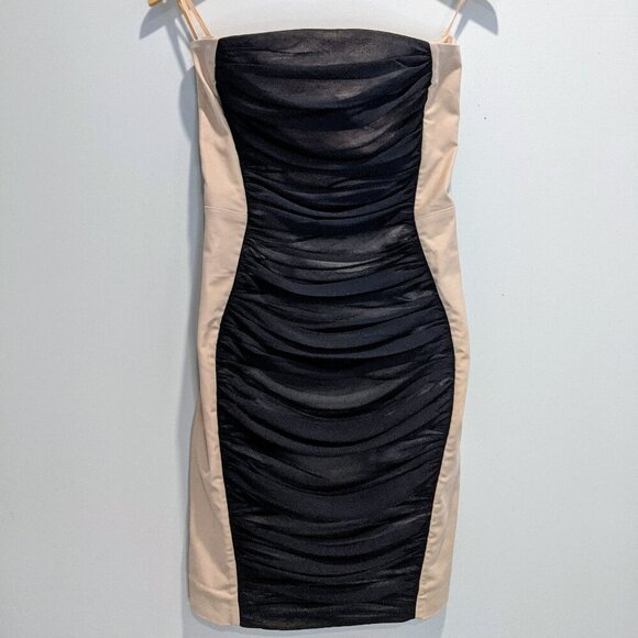COS Women's Strapless Dress Ruched Detail |  Sizes 4 and 6 - Picture 5 of 10